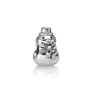 Snow man pandora charm
